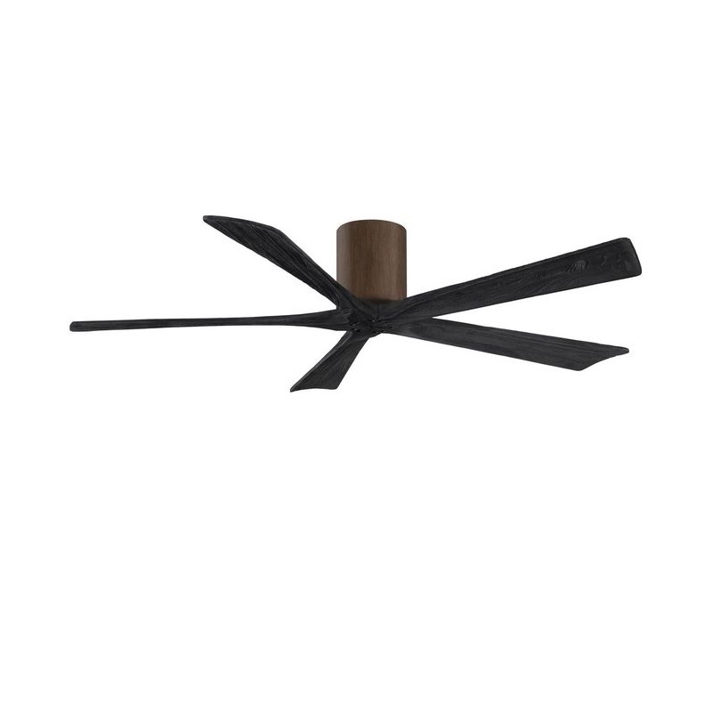 Ventilateur de Plafond Irene-5H 152cm Noyer Noir MAT_IR5H-WN-BK-60 IR5H-WN-BK-60 Ventilateur de Plafond Irene-5H 152cm Noyer Noir ATLAS FAN IR5H-WN-BK-60