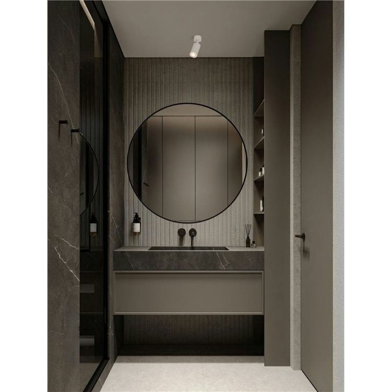 Plafonnier Salle de bain MAO 10W GU10 Blanc H17  9011415