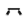Plafonnier Salle de bain MAO 2x10W GU10 Noir  9011416