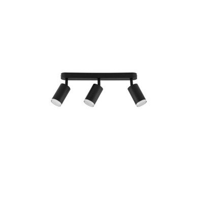 Plafonnier Salle de bain MAO 3x10W GU10 Noir  9011418