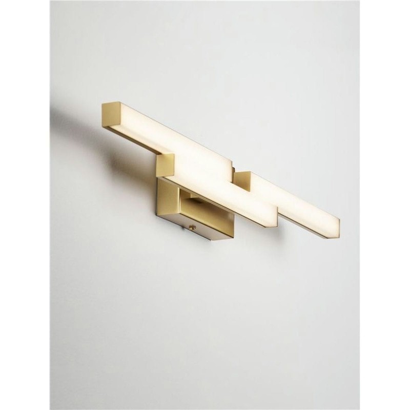 Applique Salle de bain ATOM 14W LED Or  9695267