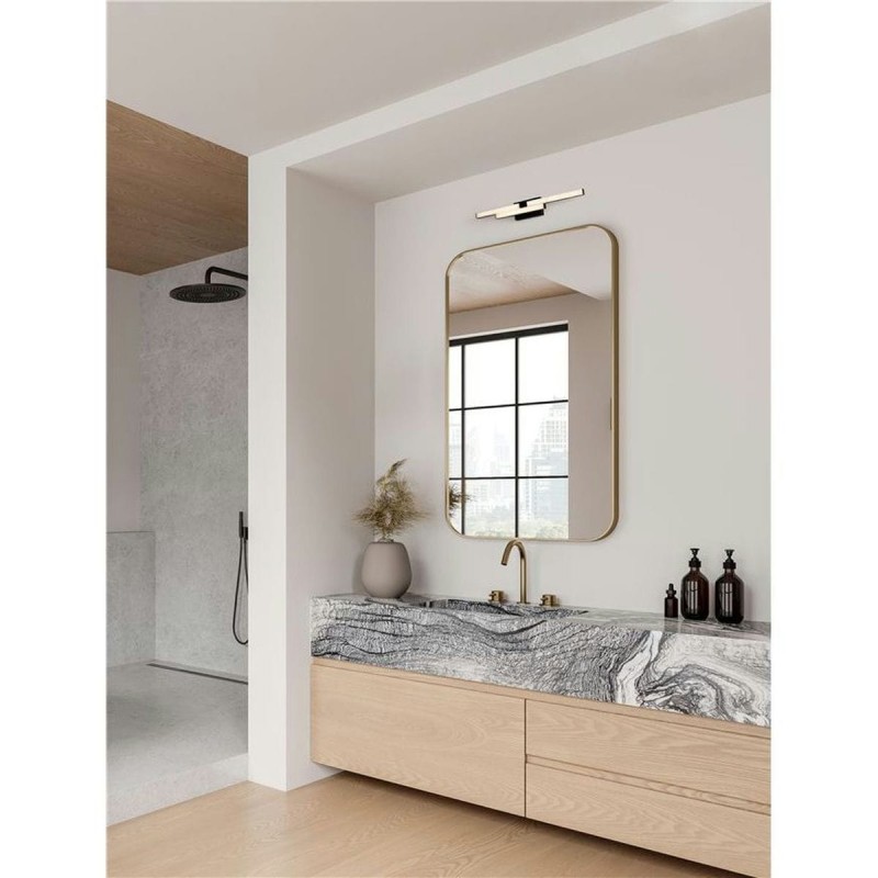 Applique Salle de bain ATOM 14W LED Noir  9695269