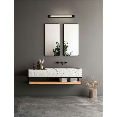 Applique Salle de bain FASKO 16W LED Noir, blanc  9236298