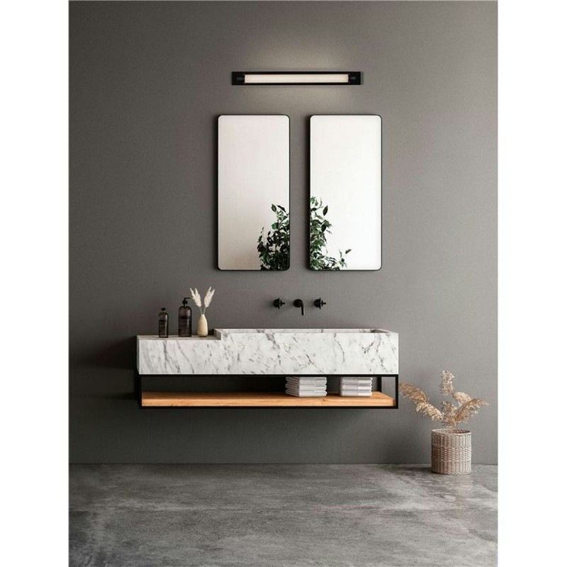 Applique Salle de bain FASKO 16W LED Noir, blanc  9236298