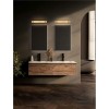 Applique Salle de bain FASKO 13W LED Noir, or, blanc  9236302