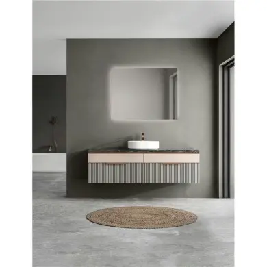 Applique Salle de bain ALDA 48W LED Argent 4000K NOVA LUCE 9006010