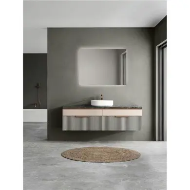 Applique Salle de bain ALDA 48W LED Argent 3000K NOVA LUCE 9006026