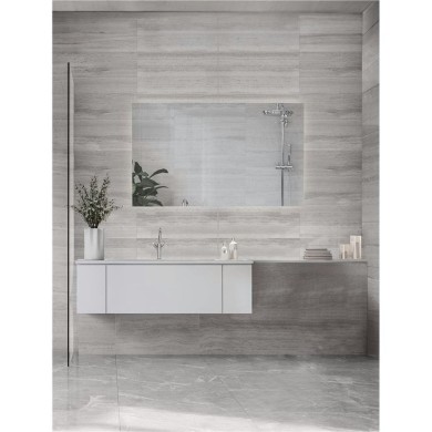 Applique Salle de bain ALDA 53W LED Argent 3000K  9006027