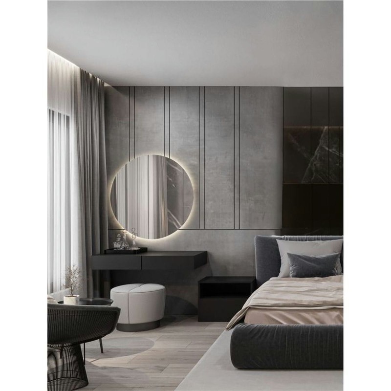 Applique Salle de bain ALDA 42W LED Argent 4000K  9006013