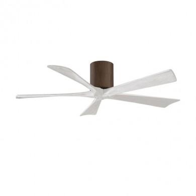 Ventilateur de Plafond Irene-5H 132cm Noyer Blanc ATLAS FAN IR5H-WN-MWH-52