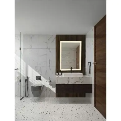 Applique Salle de bain URAL 29W LED Noir, blanc 3000K NOVA LUCE 9006037