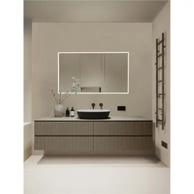 Applique Salle de bain AMBOR 48W LED Noir NOVA LUCE 9006022