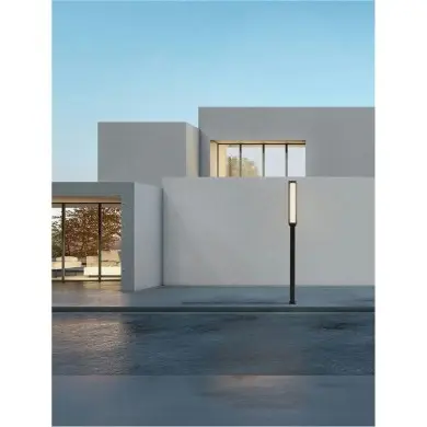 Lampadaire Extérieur SOLSTICE 16W LED Anthracite 1105LM NOVA LUCE 9030627