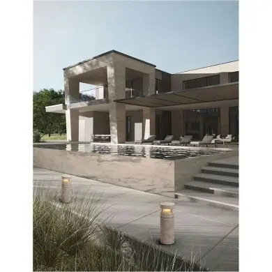 Borne Potelet Extérieur BALMA 21W LED Blanc beige 799LM NOVA LUCE 9080144