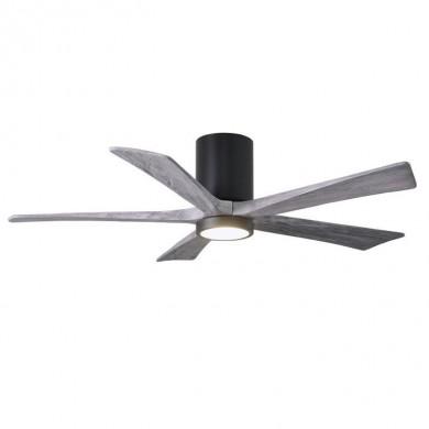 Ventilateur Plafonnier Irene-5HLK 132cm Noir Bois vieilli ATLAS FAN IR5HLK-BK-BW-52