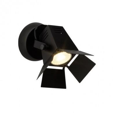 Applique Spot Movie Led 1x5W GU10 Noir Depoli BRILLIANT G08910/76