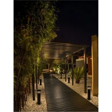 Borne Potelet Extérieur NEVE 11W LED Noir sablonneux H50 NOVA LUCE 9030719