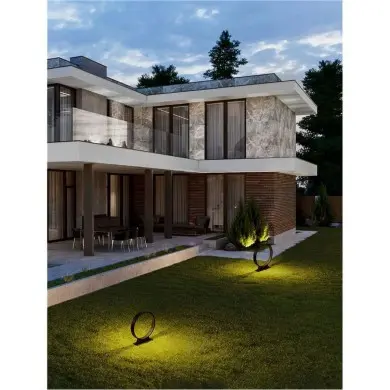 Borne Potelet Extérieur METRO 6W LED Noir sablonneux H34 NOVA LUCE 9030716