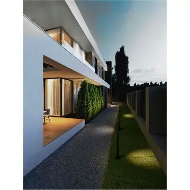 Borne Potelet Extérieur LORD 4W LED Noir sablonneux NOVA LUCE 9060247