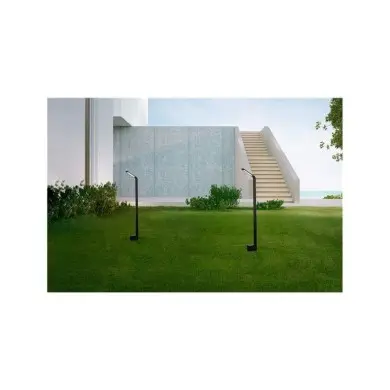 Borne Potelet Extérieur VEL 7W LED Noir sablonneux H80 NOVA LUCE 9030724