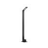 Borne Potelet Extérieur VEL 7W LED Noir sablonneux H80  9030724