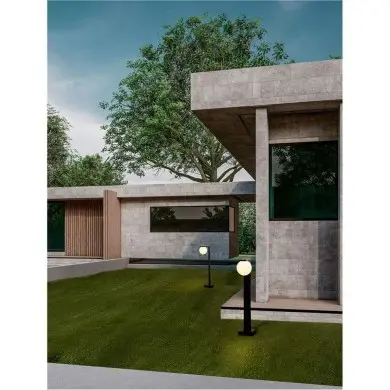 Borne Potelet Extérieur ORACLE 8W LED Noir sablonneux H60 NOVA LUCE 9060246