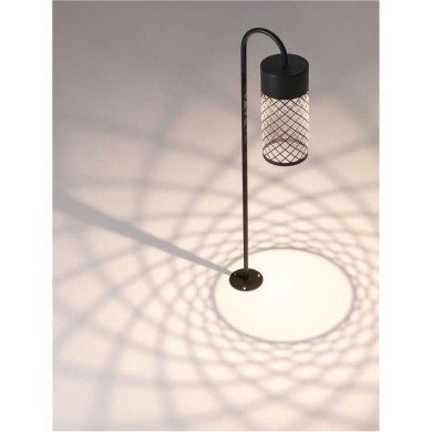 Borne Potelet Extérieur MOTLEY 9W LED Noir sablonneux H70  9060232