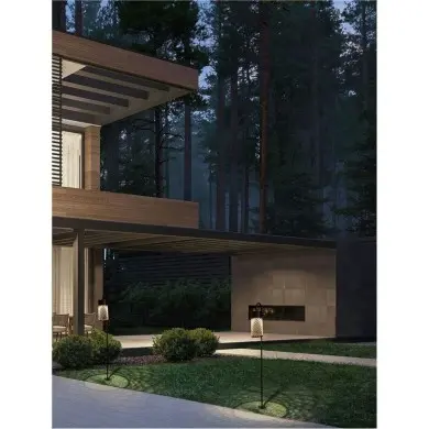 Borne Potelet Extérieur MOTLEY 9W LED Noir H100 NOVA LUCE 9060230