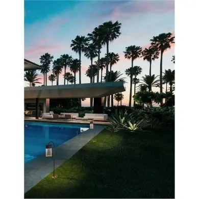 Borne Potelet Extérieur MOTLEY 9W LED Marron H70 NOVA LUCE 9060233