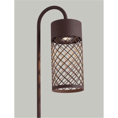 Borne Potelet Extérieur MOTLEY 9W LED Marron H100  9060231