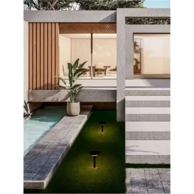 Borne Potelet Extérieur NITRO 12W LED Noir H23,7 NOVA LUCE 9030749