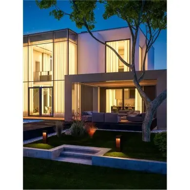 Borne Potelet Extérieur MADDI 7W LED Marron H30 NOVA LUCE 9030904