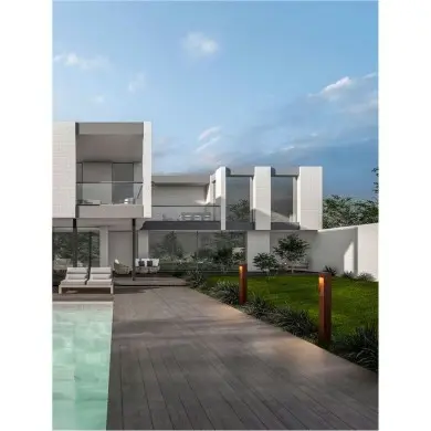 Borne Potelet Extérieur MADDI 7W LED Marron H60 NOVA LUCE 9030906