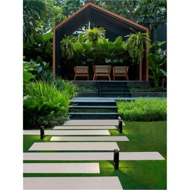 Borne Potelet Extérieur MINIMAL 7W LED Noir H30  9176111