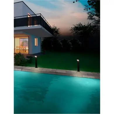 Borne Potelet Extérieur FARGE 12W LED Anthracite sombre NOVA LUCE 9971478