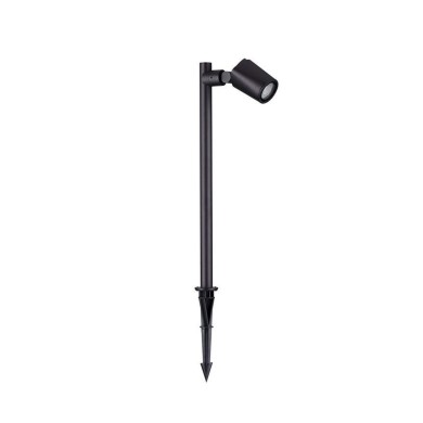 Borne Potelet Extérieur SPY 10W GU10 Noir sablonneux H50  9030156