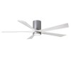 Ventilateur de Plafond avec lampe Irene 152cm Chromé Blanc ATLAS FAN IR5HLK-BN-MWH-60