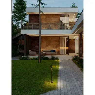 Borne Potelet Extérieur DARMA 7W LED Marron brun (corten) NOVA LUCE 9030116
