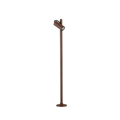 Borne Potelet Extérieur DARMA 7W LED Marron brun (corten)  9030116
