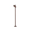 Borne Potelet Extérieur DARMA 7W LED Marron brun (corten)  9030116