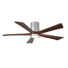 Ventilateur de plafond Irene-5H 132cm Nickel Noyer ATLAS FAN IR5H-BN-WA-52