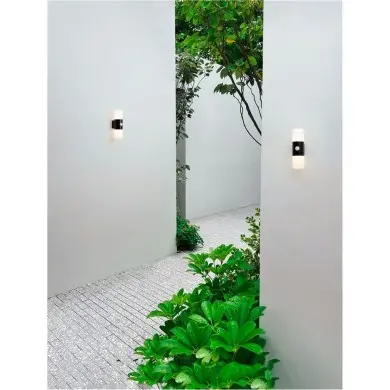 Applique Extérieur PAUL 10W LED Noir Détecteur de luminosité NOVA LUCE 9176107