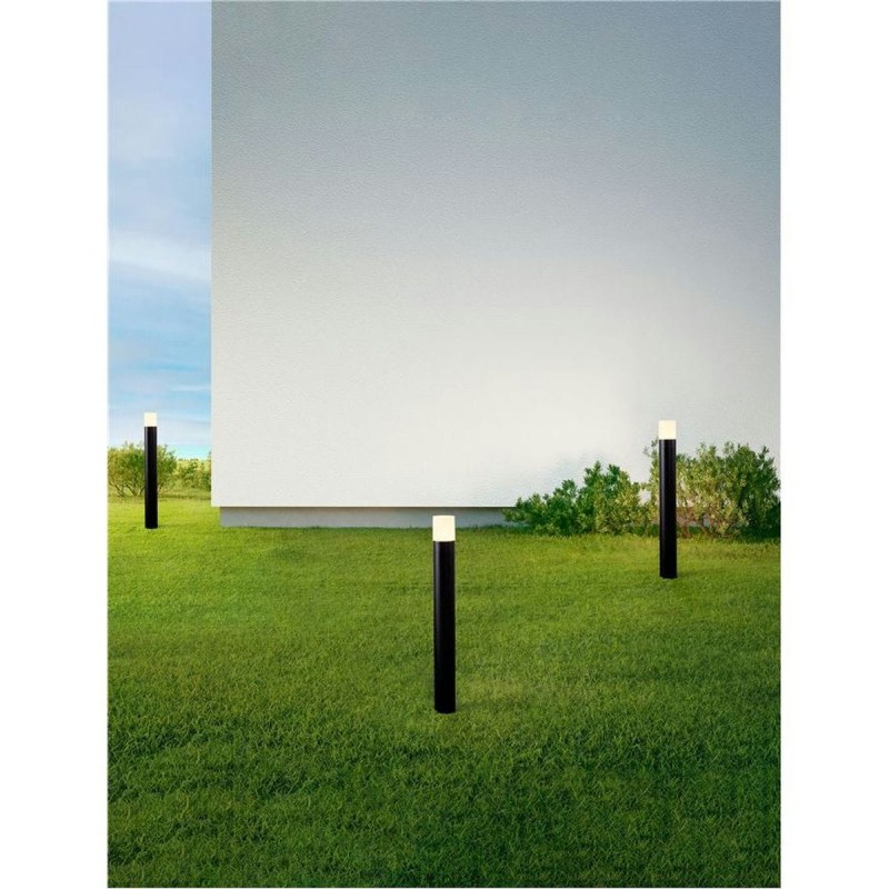 Borne Potelet Extérieur PAUL 10W LED Noir sablonneux H80 NL_9176110 9176110 Borne Potelet Extérieur PAUL 10W LED Noir sablonneux H80 9176110