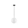 Suspension Extérieur MOON 5W E14 Blanc, noir  9186714