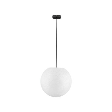 Suspension Extérieur MOON 12W E27 Blanc, noir D40  9186713