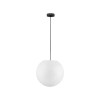 Suspension Extérieur MOON 12W E27 Blanc, noir D40  9186713