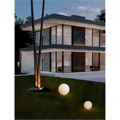 Borne Potelet Extérieur MOON 12W E27 Blanc H50  9186715
