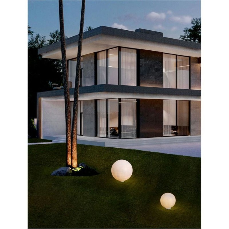 Borne Potelet Extérieur MOON 12W E27 Blanc H50 NL_9186715 9186715 Borne Potelet Extérieur MOON 12W E27 Blanc H50 9186715