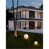 Borne Potelet Extérieur MOON 5W E14 Blanc H30  9186717