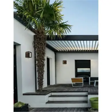 Applique Extérieur AKMI 9W LED Anthracite sombre NOVA LUCE 9030568